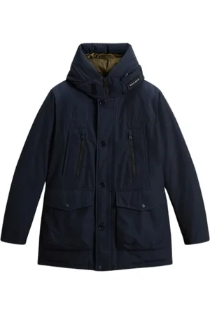 Woolrich Mantels, Heren, Blauw, M, Arctic Parka Melton
