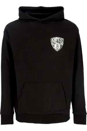 New Era Sweatshirts & Hoodies, Heren, Zwart, S, Katoen, NBA Team Logo Hoodie Zwart/Wit