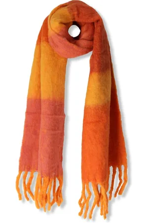 NOTRE-V Accessoires, Dames, Oranje, ONE Size, Oranje Acryl Sjaal Evita