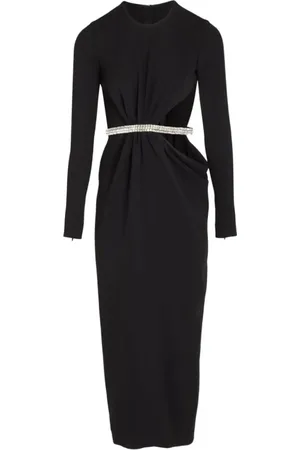 Giambattista Valli Kleedjes, Dames, Zwart, S, Zwarte Jurk - 110 cm Lengte
