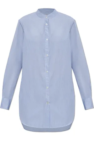 OFFICINE GENERALE Blouses & Shirts, Dames, Blauw, S, Katoen, Shirt Amelia