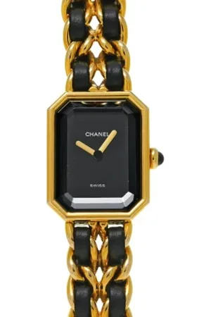 CHANEL Pre-owned, Dames, Zwart, ONE Size, Pre-owned Yellow Gold watches