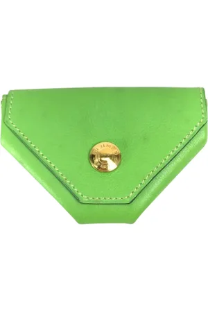 Hermès Pre-owned, unisex, Groen, ONE Size, Leer, Tweedehands leren portemonnees