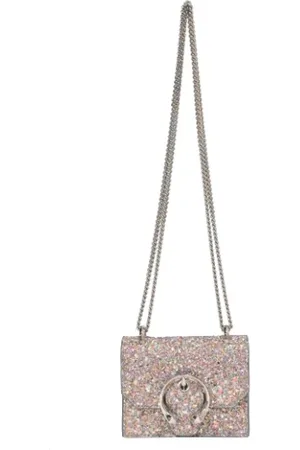 Jimmy Choo Pre-owned, Dames, Veelkleurig, ONE Size, Tweedehands leren schoudertassen