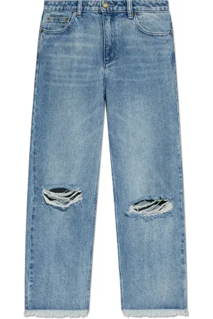 Michael Kors Jeans, Dames, Blauw, M, Katoen, Jeans met vintage-effect