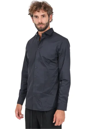 SELECTED Overhemden, Heren, Zwart, 2Xl, Zwarte Overhemd Klassieke Kraag