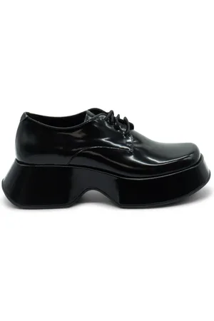 vic matiè Schoenen, Dames, Zwart, 40 EU, Leer, Veters Mini Yoko in Donkerbruin