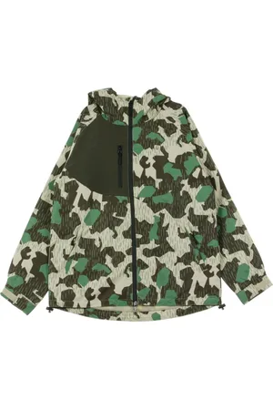 Huf Jassen, Heren, Veelkleurig, S, Camo Shell Jas voor Mannen