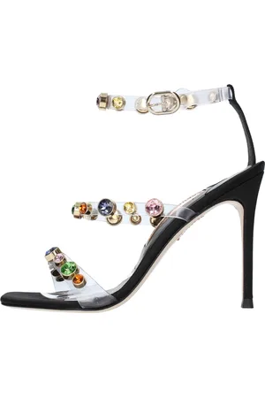 SOPHIA WEBSTER Schoenen, Dames, Veelkleurig, 38 EU, Satijn, Sandalen Multi Kleur