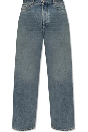 Balenciaga Jeans, Heren, Blauw, S, Katoen, Jeans met logo