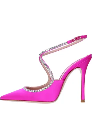GEDEBE Schoenen, Dames, Roze, 37 EU, Satijn, Met hak Fuchsia