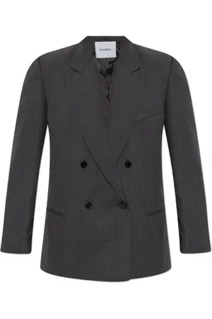 Halfboy Jassen, Dames, Grijs, XS, Wol, Wollen blazer