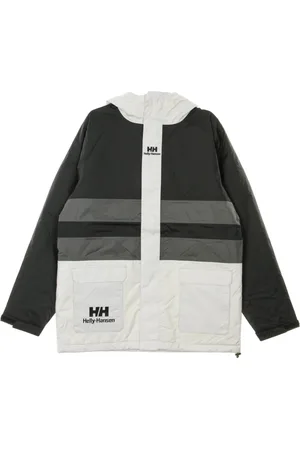 Helly Hansen Jassen, Heren, Veelkleurig, L, Zwarte regenjas voor mannen