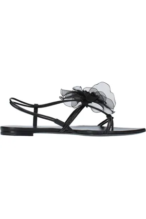 Nensi Dojaka Schoenen, Dames, Zwart, 37 EU, Leer, Sandalen Zwart