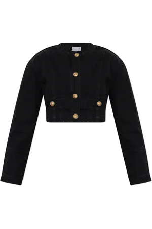 Halfboy Jassen, Dames, Zwart, M, Denim, Denim jas