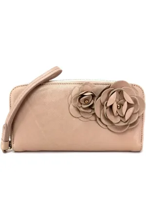 Jimmy Choo Pre-owned, Dames, , ONE Size, Leer, Tweedehands leren portemonnees