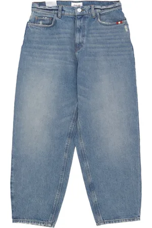 AMISH Jeans, Dames, Blauw, W28, Denim, Vintage Baggy Denim Jeans