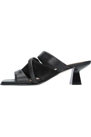 Janet&Janet Schoenen, Dames, Zwart, 40 EU, Sandalen Zwart
