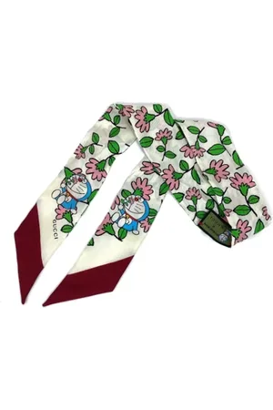 Gucci Pre-owned, Dames, Veelkleurig, ONE Size, Pre-owned Fabric scarves