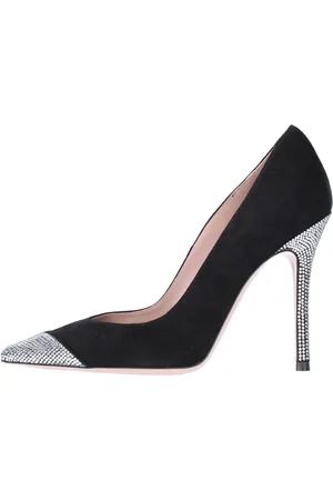 GEDEBE Schoenen, Dames, Zwart, 39 EU, Leer, Met hak zwart