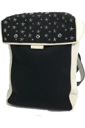 Jimmy Choo Pre-owned, Dames, Zwart, ONE Size, Leer, Pre-owned Leather backpacks