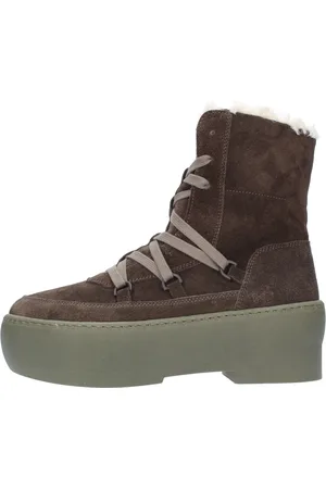 Gia Borghini Schoenen, Dames, Groen, 37 1/2 EU, Suède, Laarzen Groen