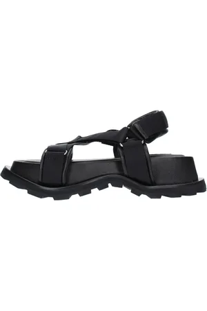 Jil Sander Schoenen, Dames, Zwart, 37 EU, Leer, Sandalen Zwart