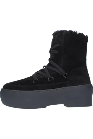 Gia Borghini Schoenen, Dames, Zwart, 39 EU, Suède, Laarzen Zwart