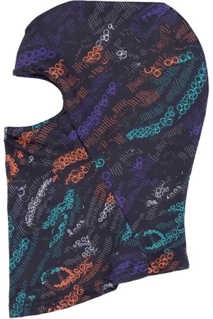 Octopus Accessoires, Heren, Veelkleurig, ONE Size, Katoen, Zwarte Deco Bivakmuts voor Mannen
