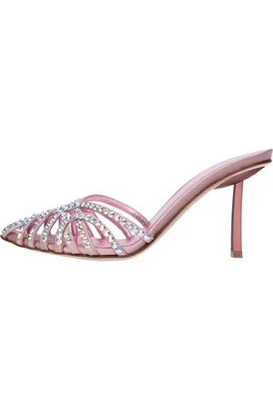 LE SILLA Schoenen, Dames, Roze, 35 EU, Satijn, Sandalen Roze