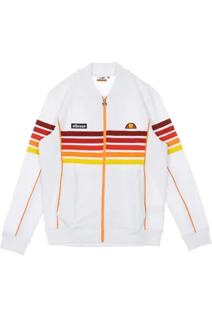 Ellesse Sweatshirts & Hoodies, Heren, Wit, L, Optic Track Jacket voor Mannen