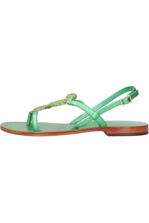 Emanuélle vee Schoenen, Dames, Groen, 39 EU, Sandalen Groen