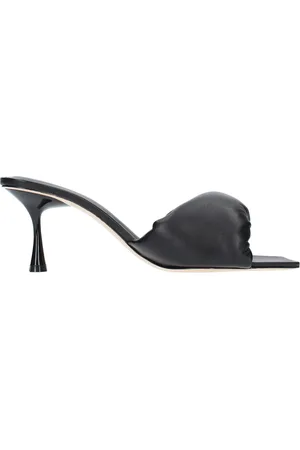 Studio Amelia Schoenen, Dames, Zwart, 38 EU, Leer, Sandalen Zwart