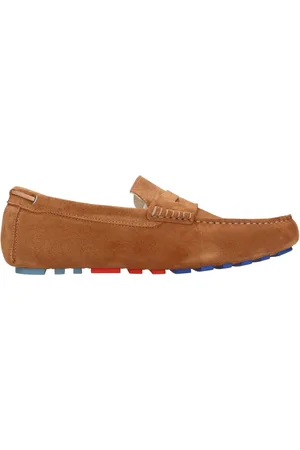 Fluchos Schoenen, Heren, Bruin, 43 EU, Suède, Platte schoenen Bruin