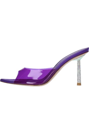 LE SILLA Schoenen, Dames, Paars, 36 1/2 EU, Leer, Sandalen Paars