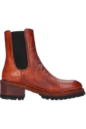 Alexander Hotto Schoenen, Dames, Oranje, 40 EU, Leer, Laarzen Oranje