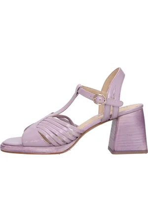 Emanuélle vee Schoenen, Dames, Paars, 39 EU, Leer, Sandalen Paars