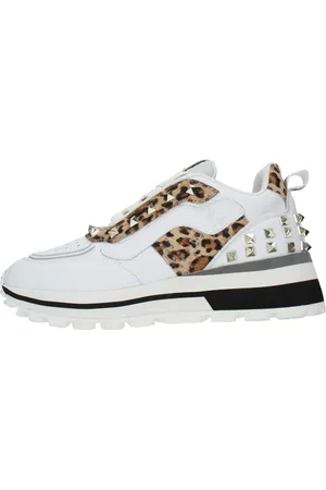 Emanuélle vee Schoenen, Dames, Wit, 38 EU, Leer, Sneakers Wit