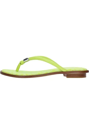 Michael Kors Schoenen, Dames, Groen, 38 EU, Leer, Sandalen Groen