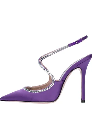 GEDEBE Schoenen, Dames, Paars, 40 EU, Satijn, Met hak paars