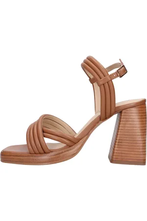 Emanuélle vee Schoenen, Dames, Bruin, 37 EU, Leer, Sandalen Bruin