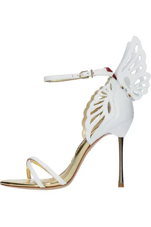 SOPHIA WEBSTER Schoenen, Dames, Wit, 37 EU, Leer, Sandalen Wit
