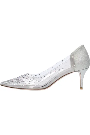LE SILLA Schoenen, Dames, Grijs, 37 EU, Leer, Met hak Zilver