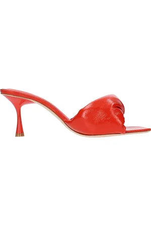Studio Amelia Schoenen, Dames, Rood, 38 EU, Leer, Sandalen Rood