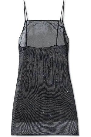 Dsquared2 Nachtkleding & Lounge, Dames, Zwart, S, Leer, Nachthemd met decoratieve afwerking