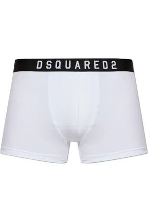 Dsquared2 Ondergoed, Heren, Wit, S, Katoen, Boxers met Logo