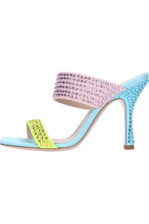 GEDEBE Schoenen, Dames, Veelkleurig, 39 EU, Leer, Sandalen Multi Kleur