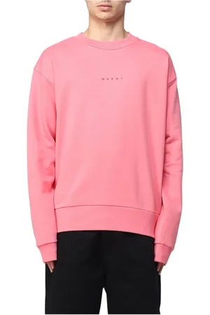 Marni Sweatshirts & Hoodies, Heren, Roze, L, Casual Sweatshirt voor Dagelijks Gebruik