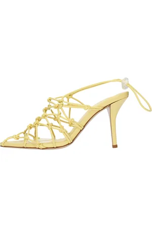 Gia Borghini Schoenen, Dames, Geel, 41 EU, Leer, Sandalen Geel
