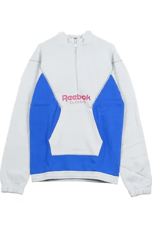 Reebok Sweatshirts & Hoodies, Heren, Grijs, L, Wol, Hoge Hals Sweatshirt Unisex Wolk Grijs